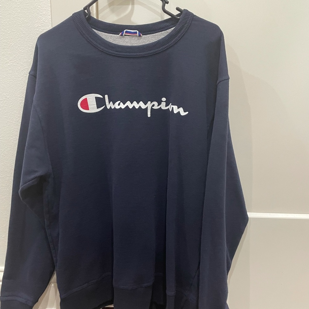 Navy blue Champion sweater